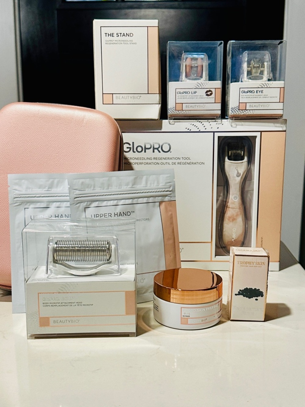 GloPRO BeautyBio Skin Firming Smoothing At-Home Microneedling Skincare Tool Set